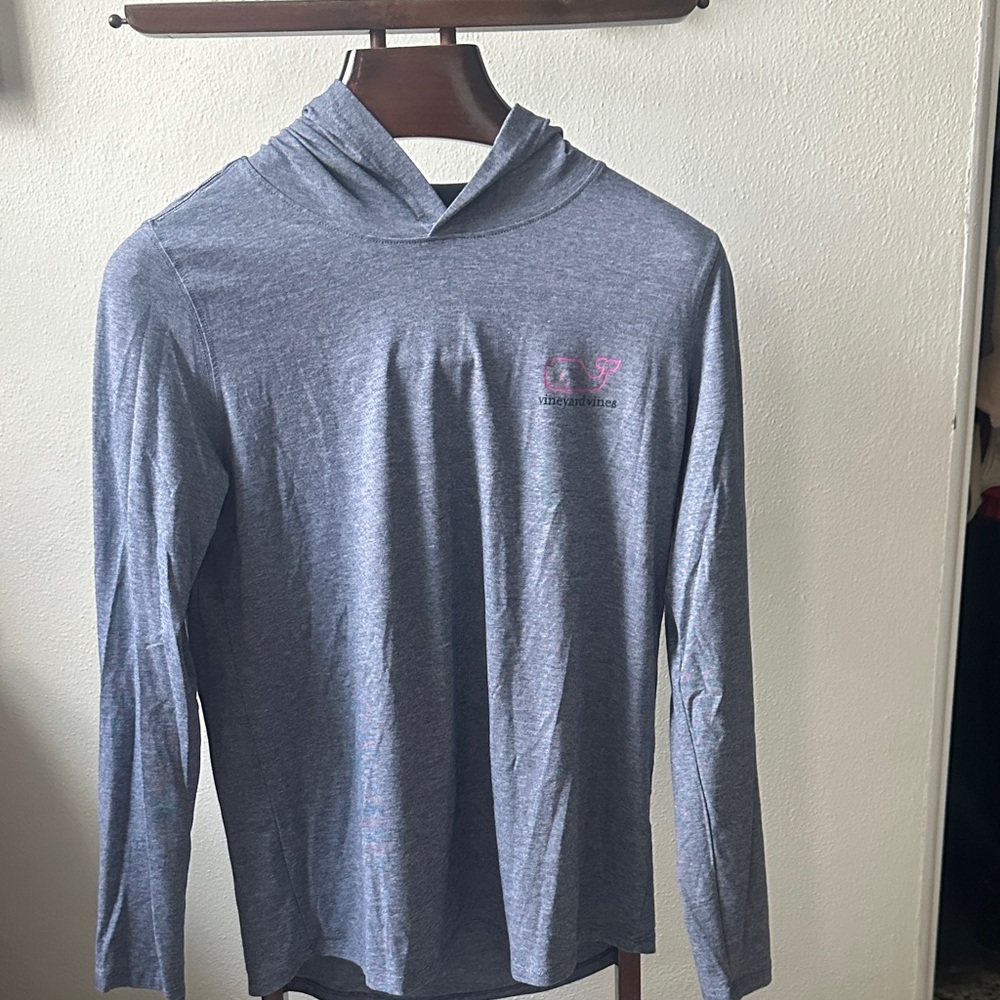 Vineyard Vines Heather Gray Long Sleeve Hoodie